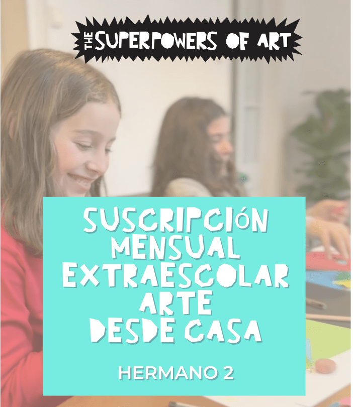 Extraescolar Superpoderes del Arte, Suscripción Mensual