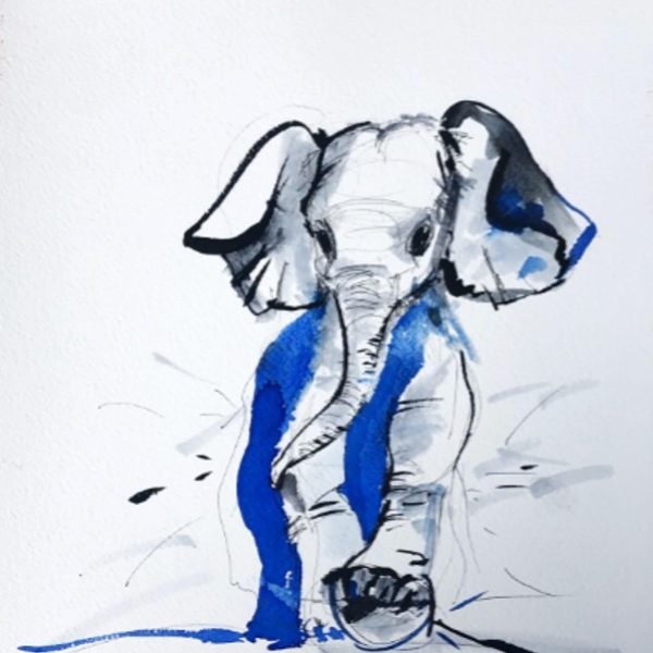 Happy Baby Elephant