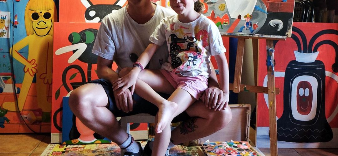 IBIE y su hija sonrien